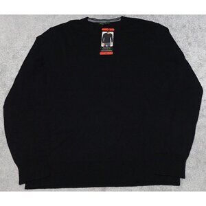 Banana Republic Merino Wool Crew Neck Sweater Men's Medium Black Long Sleeve